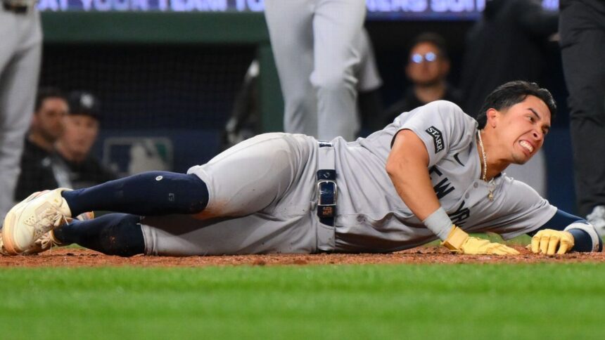 Yankees: Oswaldo Cabrera a la IL por fractura de tobillo; LeMahieu regresa