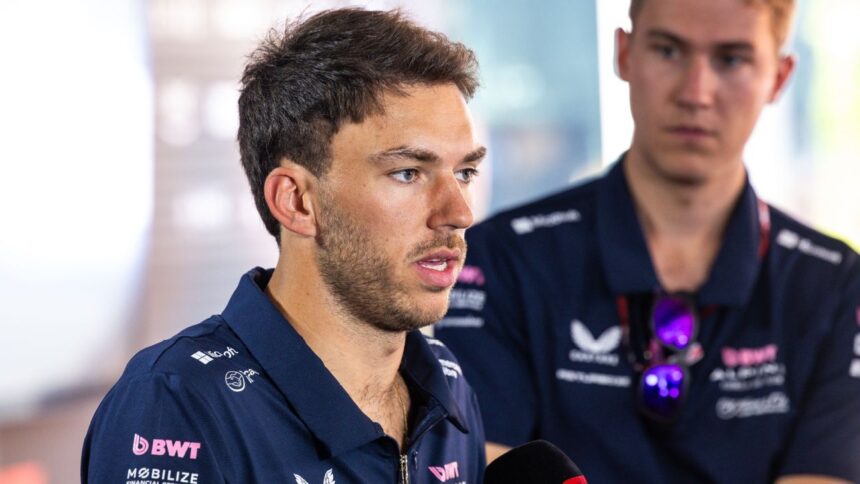Gasly minimiza el impacto de los cambios en Alpine F1: "Todo normal"