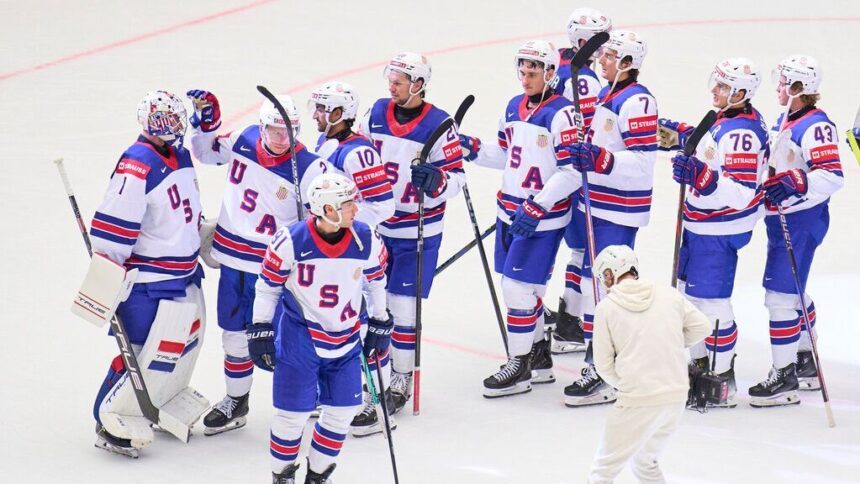 EE.UU. Aplasta a Kazajistán 6-1 y Avanza a Cuartos en Mundial de Hockey