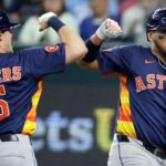 Astros arruinan no-hitter de Leiter y vencen a Rangers con HR de Paredes