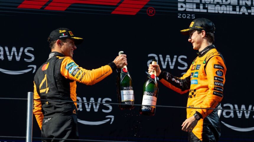 Norris y Piastri libres: Duelo McLaren en Imola y la lucha por el campeonato F1