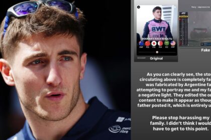 Doohan pide cese de acoso familiar tras falso post sobre Colapinto