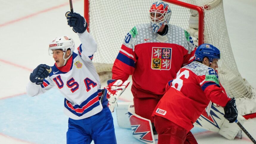Nazar lidera a EE. UU. sobre República Checa en Mundial de Hockey, doblete clave