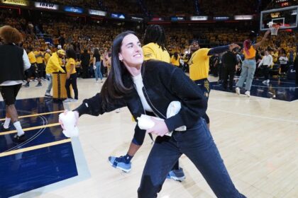Caitlin Clark: Fanática de los Pacers, celebra épica victoria en Playoffs