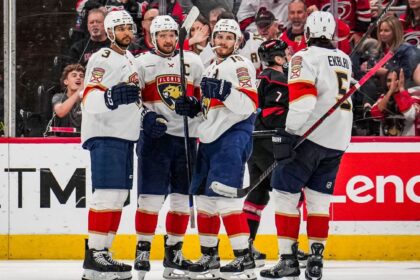 Panthers aplastan a Hurricanes 5-0: Tkachuk y Bennett brillan, ¿Reinhart en duda?
