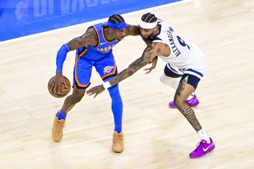 Gilgeous-Alexander Demoledor: Thunder Humillan a Wolves (2-0) en Playoffs