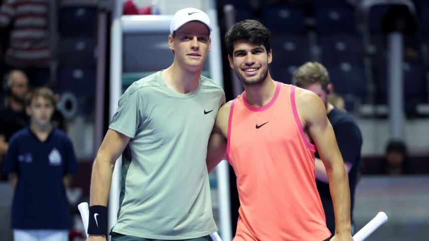 Alcaraz y Sinner, favoritos en el Roland Garros; Sabalenka lidera en mujeres