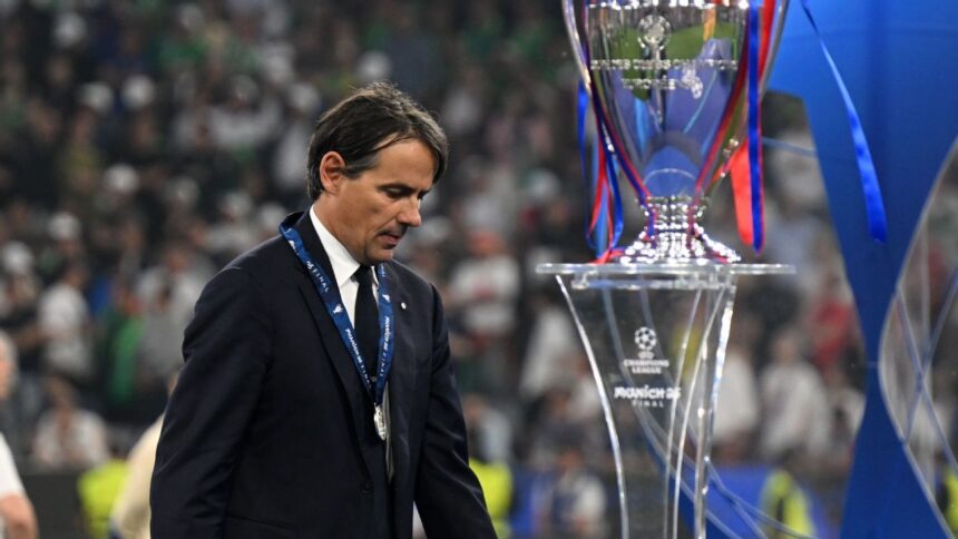 Inzaghi siembra dudas sobre su futuro tras humillante derrota del Inter en la final