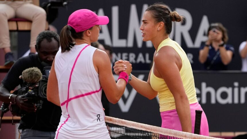 Swiatek vs Sabalenka: Semifinal épica en Roland Garros ¿Quién avanza?