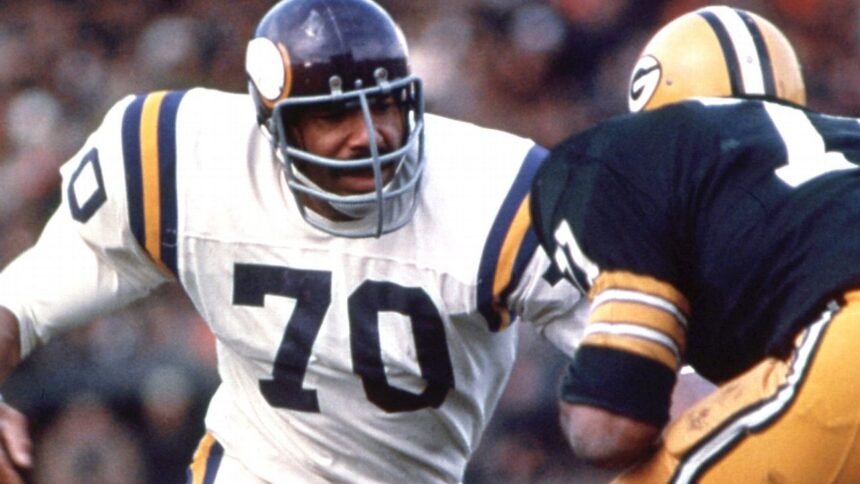 Fallece Jim Marshall, Leyenda de los Vikings y "Iron Man" de la NFL