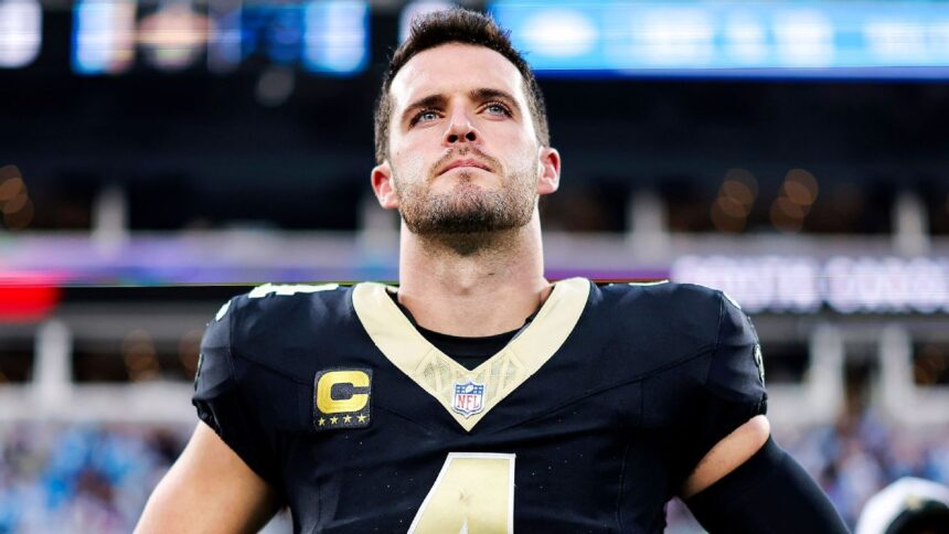 Carr se retira: No quería "solo tomar" el dinero de los Saints
