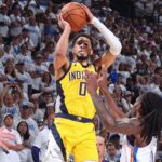 Pacers remontan ante Thunder: Haliburton da la victoria en el último segundo