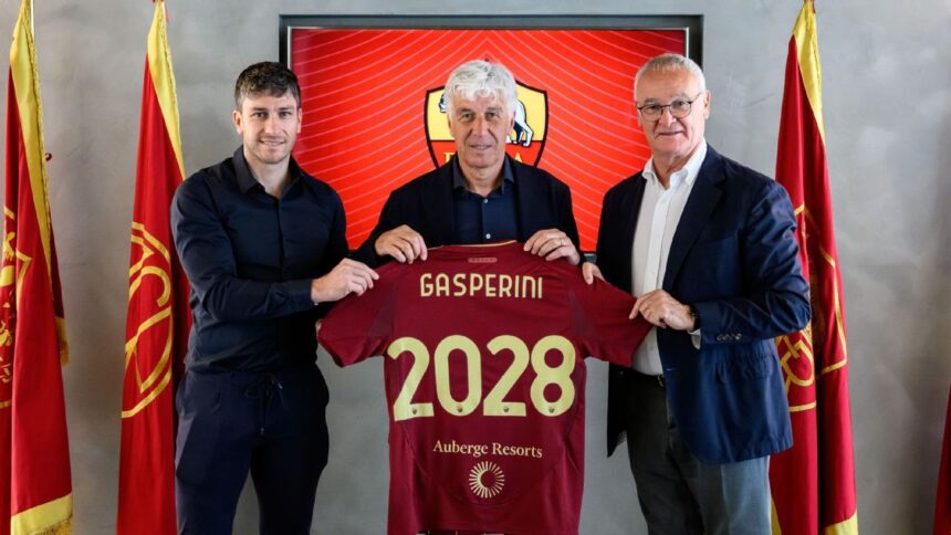 Gasperini nuevo DT de la Roma: Reemplaza a Ranieri en Serie A