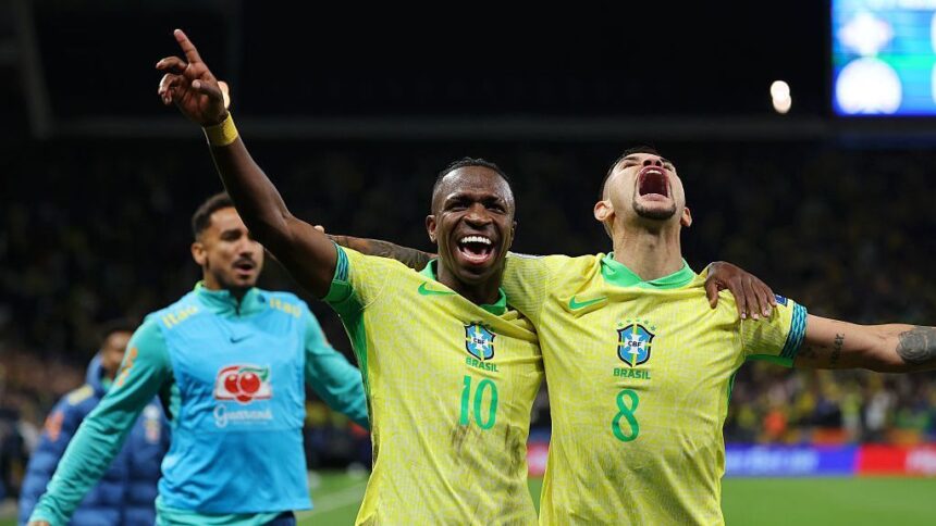 Brasil clasifica al Mundial 2026 con Ancelotti: Vinícius Júnior, héroe
