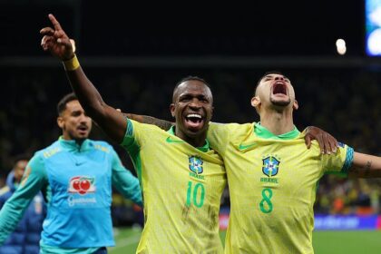 Brasil clasifica al Mundial 2026 con Ancelotti; Vinícius Júnior anota