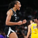 A'ja Wilson Sufre Lesión en la Cabeza: Aces Caer ante Sparks