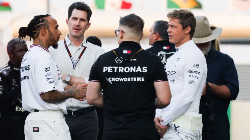 Hamilton, pieza clave en la película de F1: Detalles y estreno