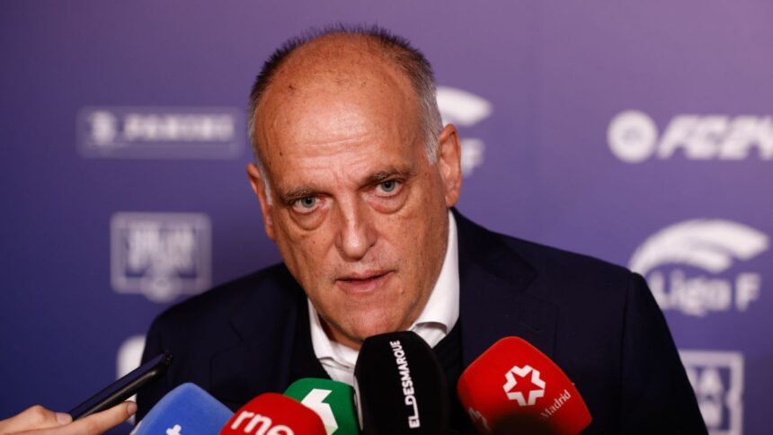 Tebas, presidente de LaLiga, exige eliminar el Mundial de Clubes