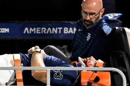 Bigge de los Rays: Hospitalizado, pero con ánimo tras golpe en el rostro