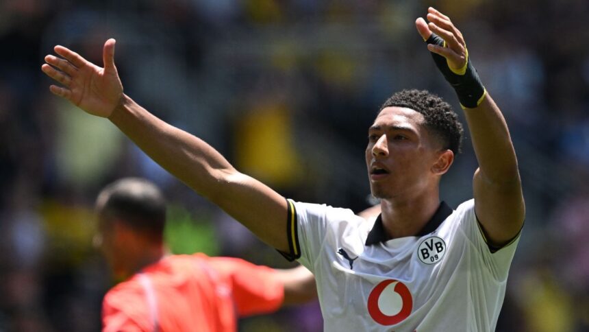 Jobe Bellingham: Debut soñado con gol surrealista en el Dortmund