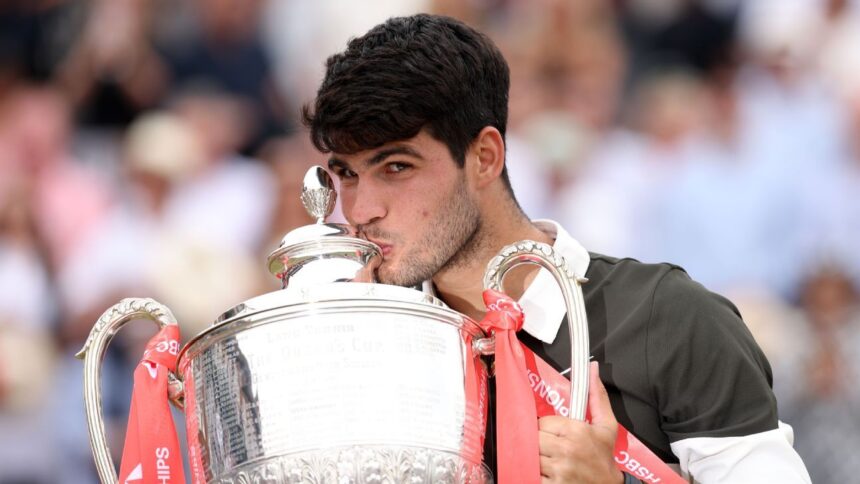 Alcaraz Conquista Queen's Club: Triunfo ante Lehecka y rumbo a Wimbledon