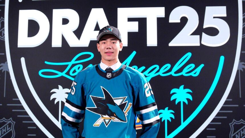 Simon Wang, el chino histórico: Draft NHL con Sharks y mira al futuro