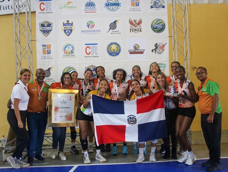 La Romana Voleibol Club Campeón en Torneo Internacional Rivo 2025