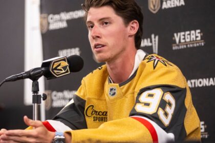Marner emocionado por jugar con los Golden Knights: "Quiero ganar la Copa"