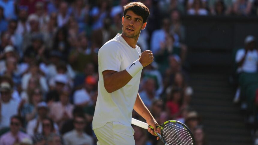 Alcaraz avanza en Wimbledon: 20 victorias y racha imparable en el Grand Slam