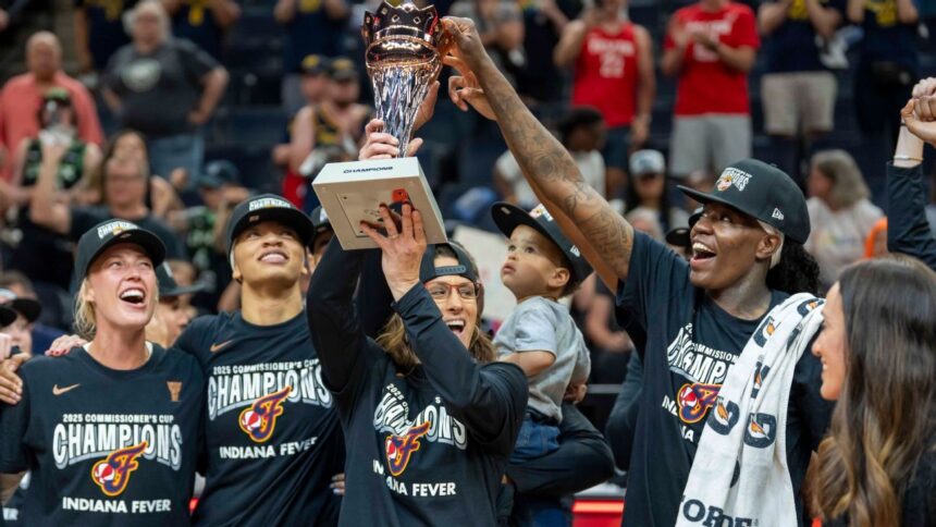 Fever vence a Lynx y conquista la Copa de Comisionados WNBA ¡Sin Clark!