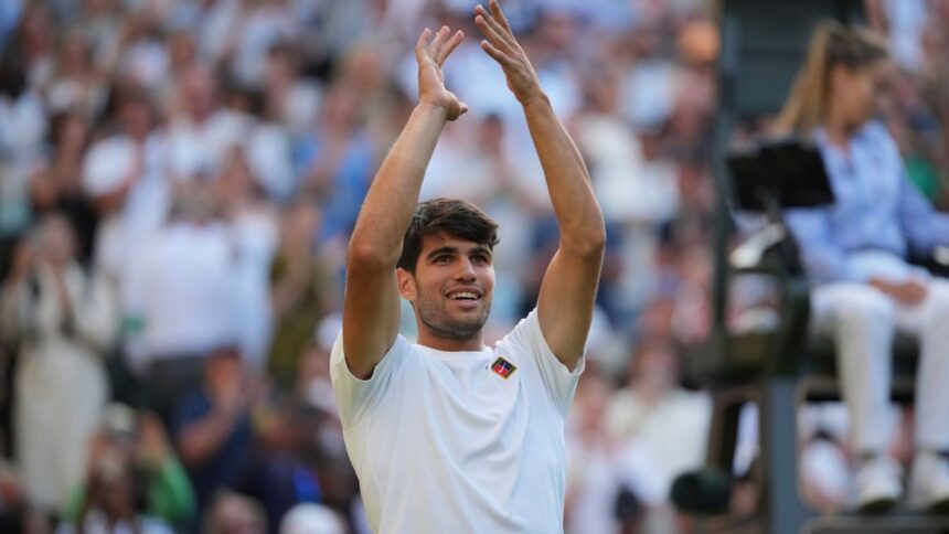 Alcaraz avanza en Wimbledon: Victoria y racha invicta en ascenso