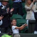 Tara Djokovic roba miradas en Wimbledon con baile de la victoria