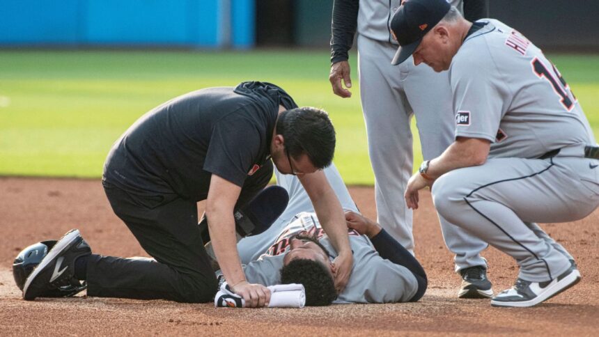 Gleyber Torres sale por golpe en el cuello, podría jugar el domingo