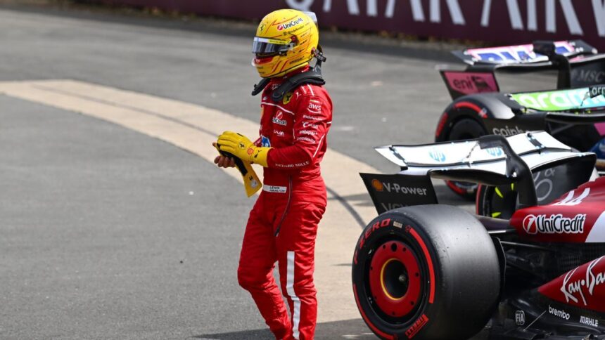 Hamilton pierde la pole en Silverstone: El error que frustró al piloto de Ferrari