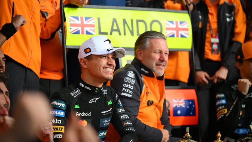 Norris Conquista GP Británico: "No la cagues", Éxtasis en Silverstone