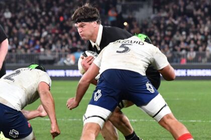 Baja sensible: Scott Barrett se pierde serie All Blacks vs Francia por lesión