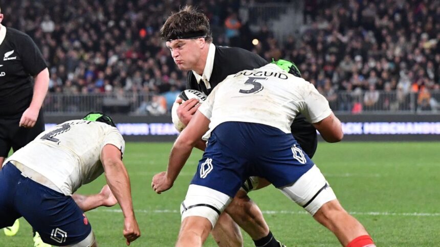 Baja sensible: Scott Barrett se pierde serie All Blacks vs Francia por lesión