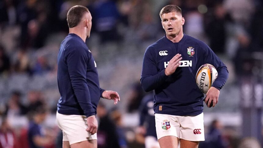 Lions vs AUNZ: Owen Farrell Suplente, Tadhg Beirne Capitán y Novedades en el XV.