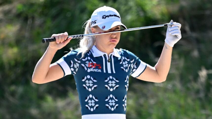 Charley Hull se desploma en Evian: Retiro por enfermedad en el LPGA