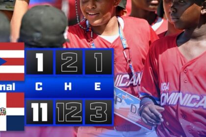Dominicana Aplasta a Puerto Rico 11-1 en Serie del Caribe Kids: ¡Sigue Invicta!