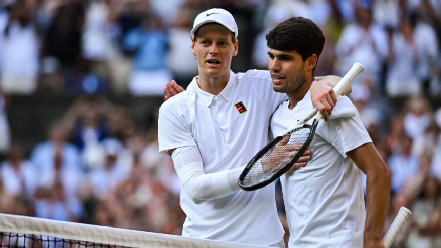 Sinner destrona a Alcaraz en Wimbledon: Nace una rivalidad épica en el tenis.
