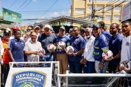 Policía Nacional impulsa Fútbol Callejero 3x3 en barrios vulnerables del DN