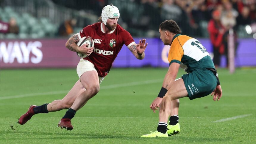 Mack Hansen en duda para el primer Test de los Lions vs. Australia