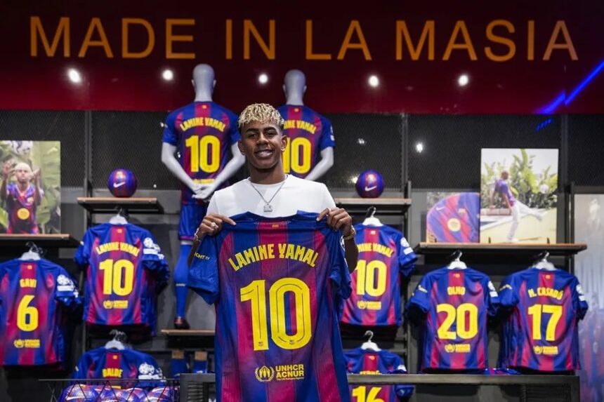 Lamine Yamal: "Haré mi camino", tras heredar el '10' de Messi en el Barça