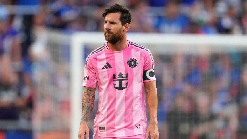 Messi frena racha goleadora en derrota del Inter Miami ante Cincinnati