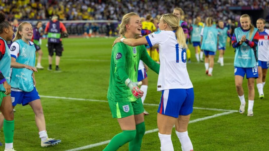 Hampton, heroína en penales: Inglaterra sobrevive a Suecia y avanza en la Eurocopa