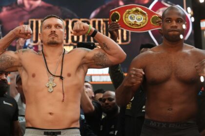 Lewis: Usyk debería retirarse si vence a Dubois, según leyenda.