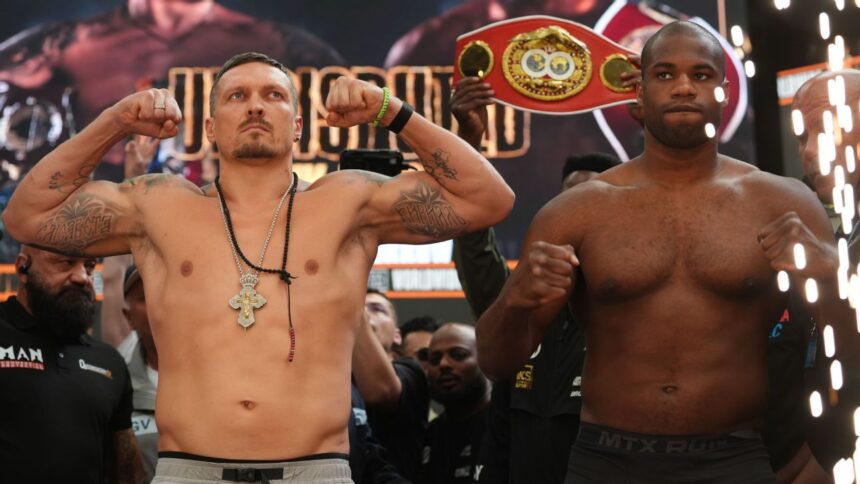 Lewis: Usyk debería retirarse si vence a Dubois, según leyenda.
