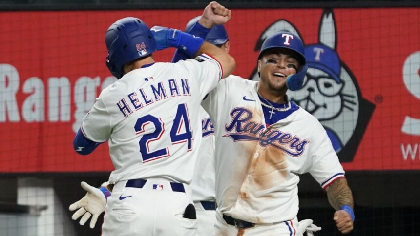 Rangers: Freeman y Helman, hits y jonrones en lanzamientos seguidos