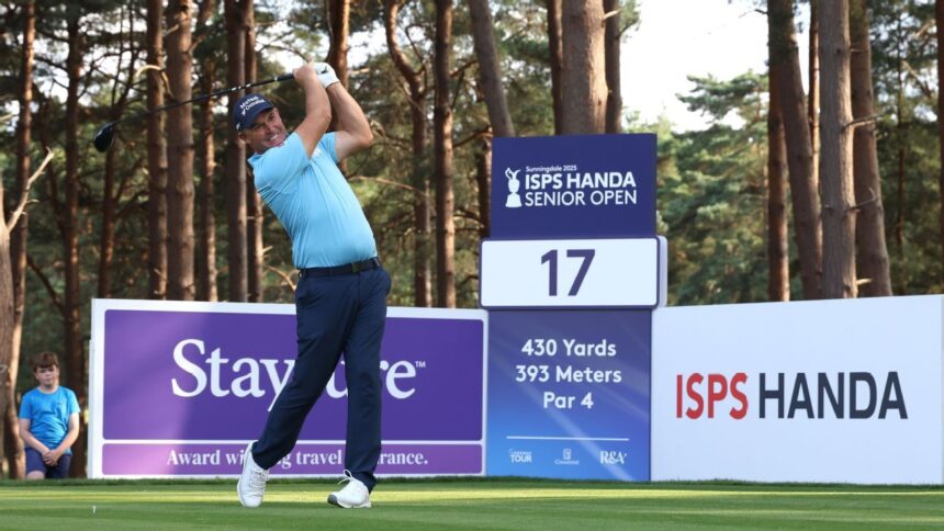 Harrington lidera el Senior British Open: Ventaja sobre Leonard por 2 golpes